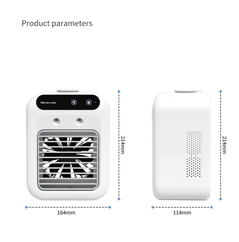 Portable Air Conditioner & Cooler Fan for Room, Office, or Car