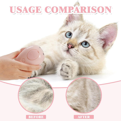 Whale Cat 3-in-1 Steam Brush for Cats & Dogs